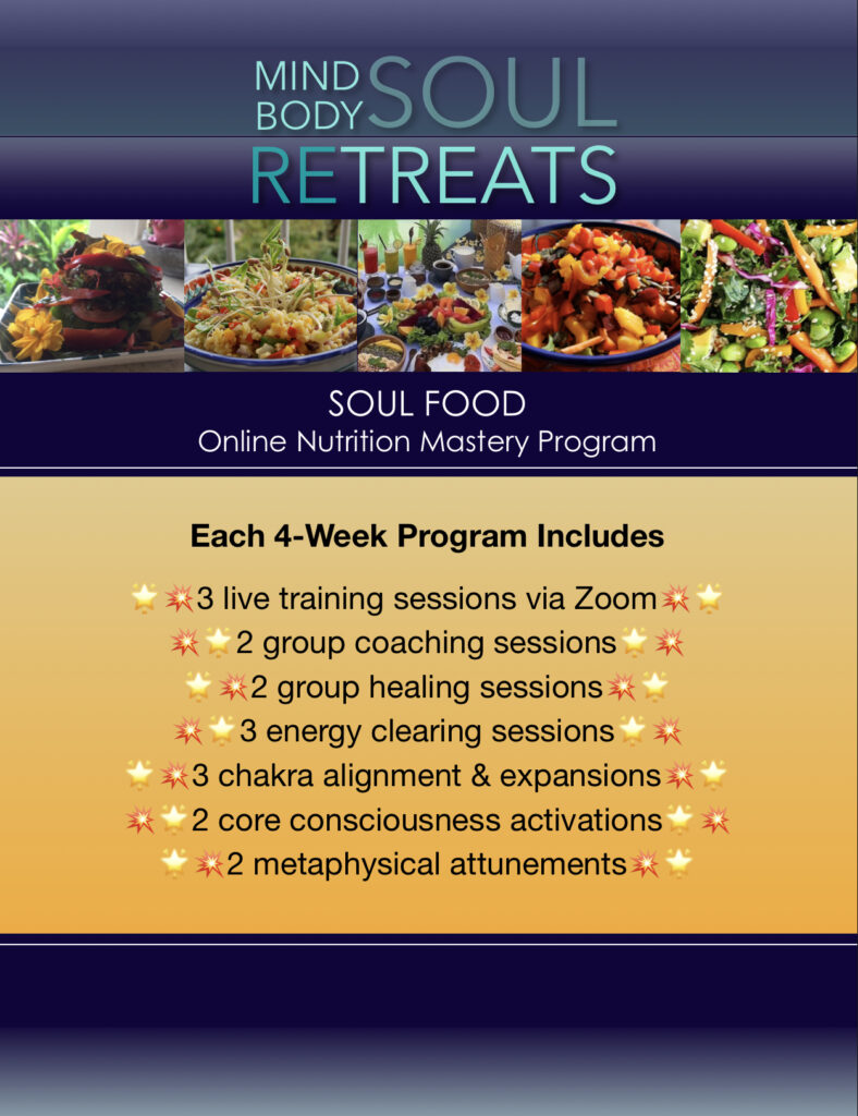 Soul Food Advanced Mind Body Soul Retreats